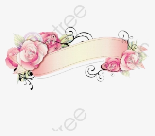Flowers And Blank Banner - Thank You For Sharing The Group, HD Png Download, Free Download