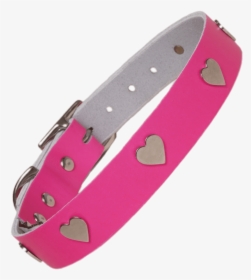 Pink Dog Collar With Hearts, HD Png Download, Free Download