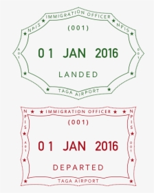 Png Library Download Stamp Transparent Passport - Passport Stamp Transparent Png, Png Download, Free Download