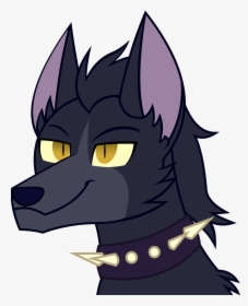 Wubcakeva, Collar, Dog, Hellhound, Oc, Oc - Dog With Spiked Collar Drawing, HD Png Download, Free Download