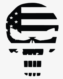 Punisher Skull Flag Logo, HD Png Download, Free Download