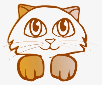 Kittens Clipart Orange Kitten , Png Download - Cat Free Clip Art, Transparent Png, Free Download