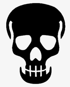 Skull Vector Black Png, Transparent Png, Free Download