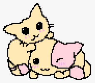 Cute Kitten Pixel Art, HD Png Download, Free Download