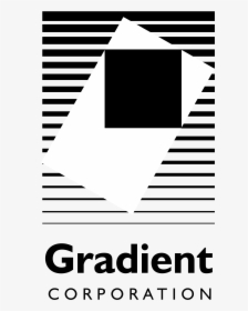 Gradient Corporation Logo Black And White - Poster, HD Png Download, Free Download