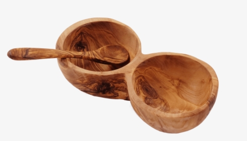 Olive Wood Salt & Pepper Bowl With - Toy, HD Png Download, Free Download