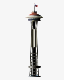 Drawing Clip Art - Seattle Space Needle Png, Transparent Png, Free Download