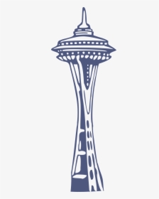Space Needle Svg Cut File - Seattle Space Needle Tattoo, HD Png Download, Free Download