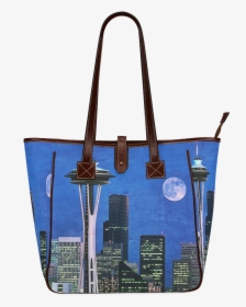 Seattle Space Needle Watercolor Classic Tote Bag - Tote Bag, HD Png Download, Free Download
