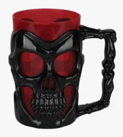 Black Skull Mug - Skull, HD Png Download, Free Download