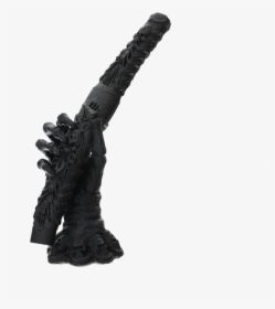 Black Skull Hand Skeleton Dagger - Statue, HD Png Download - kindpng