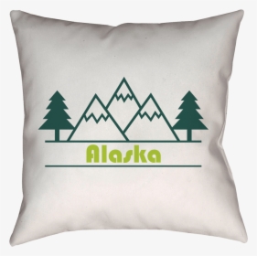 Alaska Forest And Trees - Cushion, HD Png Download, Free Download