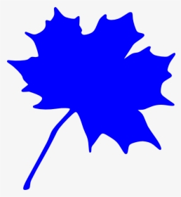Blue Leaf Svg Clip Arts - Orange Maple Leaf Clipart, HD Png Download, Free Download