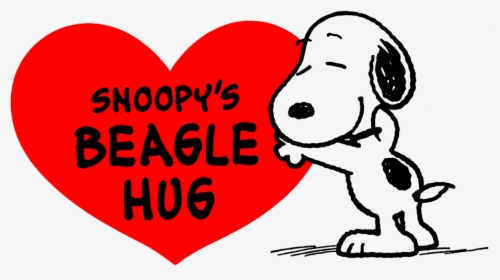 Snoopy"s Beagle Hug By Bradsnoopy97 - Snoopy Sending A Hug, HD Png Download, Free Download