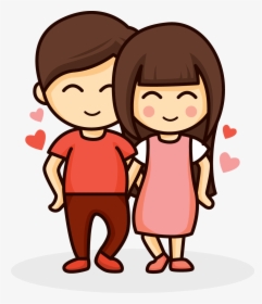 Hug Love Couple Cartoon, HD Png Download, Free Download