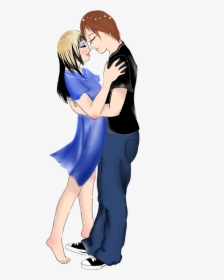 Anime Love Png Image File - Best Animation Couple Png, Transparent Png, Free Download