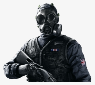 Swat Close Up - Thatcher Rainbow Six Png, Transparent Png, Free Download
