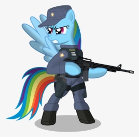 Transparent Guns Swat - My Little Pony Rainbow Dash Gun, HD Png Download, Free Download
