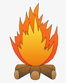 Clipart Of Fire, Pit And Wilderness - Clipart Fire, HD Png Download, Free Download