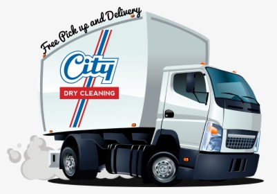 Delivery Truck Cartoon Png, Transparent Png, Free Download