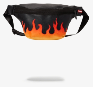 Color Lit Fire Transparent Football Png Color Lit Png - Sprayground Backpack And Fanny Pack, Png Download, Free Download