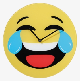Wall Clock Emoji Laugh Clipart , Png Download - Smile Smích, Transparent Png, Free Download