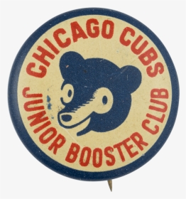 Chicago Cubs Junior Booster Chicago Button Museum - Label, HD Png Download, Free Download