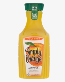 Simply Orange Juice Pulp Free, HD Png Download, Free Download