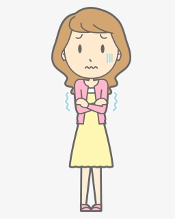 It"s Cold - Girl On Phone Clipart, HD Png Download, Free Download