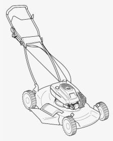 Lawn Mowers Riding Mower String Trimmer Drawing - Lawn Mower Clip Art, HD Png Download, Free Download