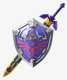 Cold Of Weapon Zelda Ocarina Legend Breath - Twilight Princess Master Sword And Shield, HD Png Download, Free Download