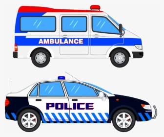 Transparent Ambulance Clipart - Police Car Png, Png Download, Free Download