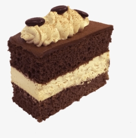 Mocca Cake Slice Png , Png Download - Chocolate Mocha Cake Png, Transparent Png, Free Download