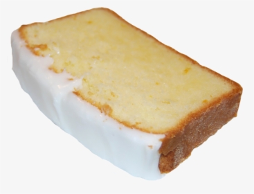 Transparent Slice Of Cake Png - Lemon Pound Cake Slice, Png Download, Free Download