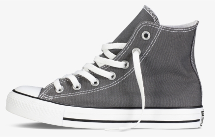 Charcoal High Top Converse, HD Png Download, Free Download