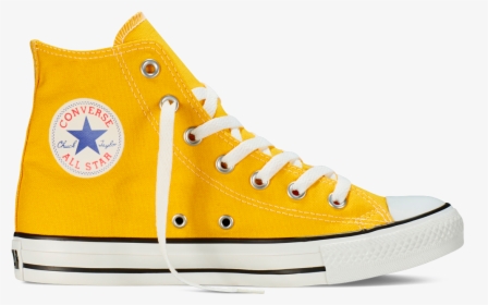 Transparent Chuck Taylor Png - Yellow High Top Converse Womens, Png Download, Free Download