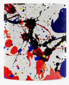 Blue & Red Paint Splatter White Mug - Modern Art, HD Png Download, Free Download