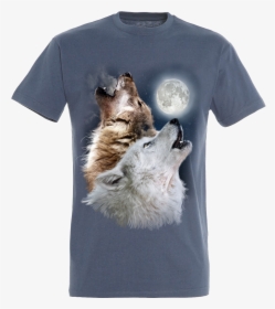Wolf Howling T-shirt - Wolfdog, HD Png Download, Free Download