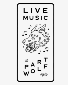 Partwolf Flags Partwolf Flag Music - Cartoon, HD Png Download, Free Download