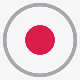Japan Circle - Japan Flag Circle Png, Transparent Png, Free Download