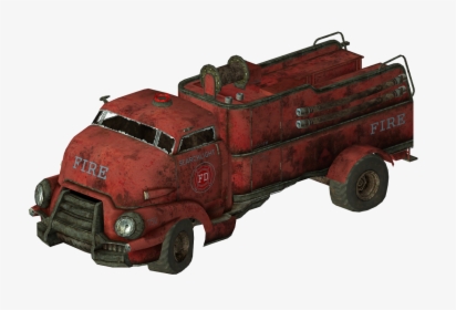 Fallout Fire Truck, HD Png Download, Free Download