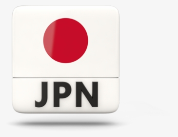 Square Icon With Iso Code - Square Japan Flag Icon Png, Transparent Png, Free Download
