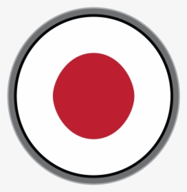 Transparent Japan Flag Clipart - Circle, HD Png Download, Free Download