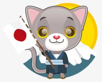 Cartoon Cat Kimono, HD Png Download, Free Download