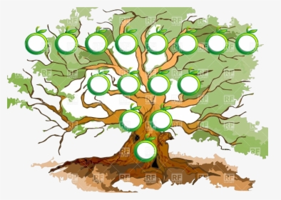 Apple Tree Diagram Abstract Apple-shaped Frames On - Apple Tree Diagram, HD Png Download, Free Download