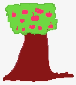 Apple Tree Clipart , Png Download - Pixel Art Apple Tree, Transparent Png, Free Download