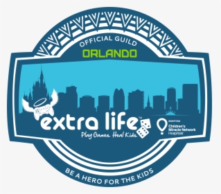El15 Guildlogo Orlando Png - Extra Life Donate Button, Transparent Png, Free Download