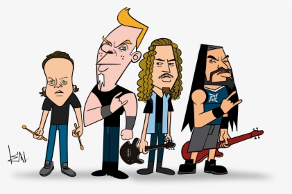 Atatürk Bandana Metallica Personajes En Caricatura - Metallica Clipart, HD Png Download, Free Download
