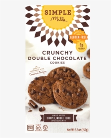Simple Mills Double Chocolate Crunchy Cookies, HD Png Download, Free Download