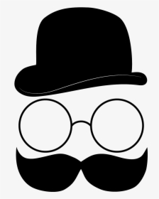 Bowler Hat Man - Plate Clip Art, HD Png Download, Free Download